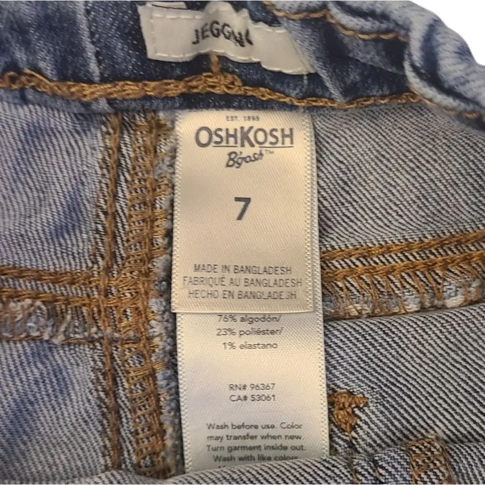 Oshkosh B'Gosh Jeggings‎ Girls Jeans Faded Size 7